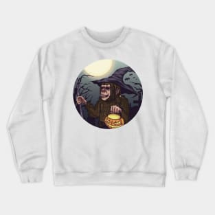 Hallowen - wizard monkey Crewneck Sweatshirt